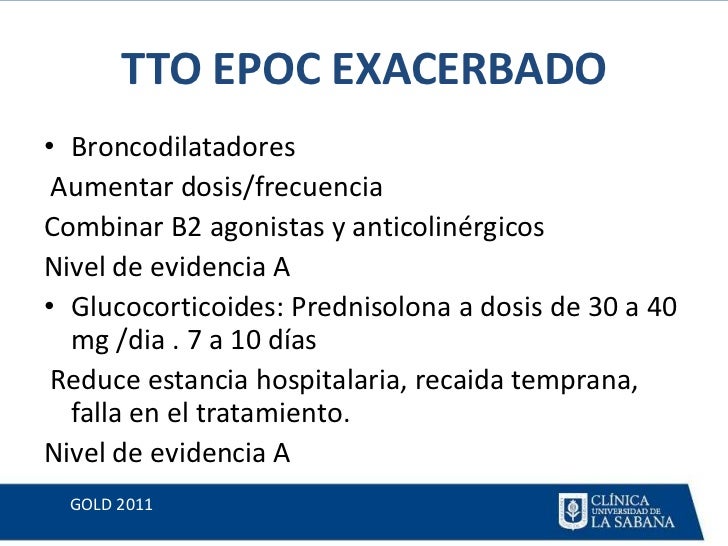 epoc sobreinfectado tratamiento